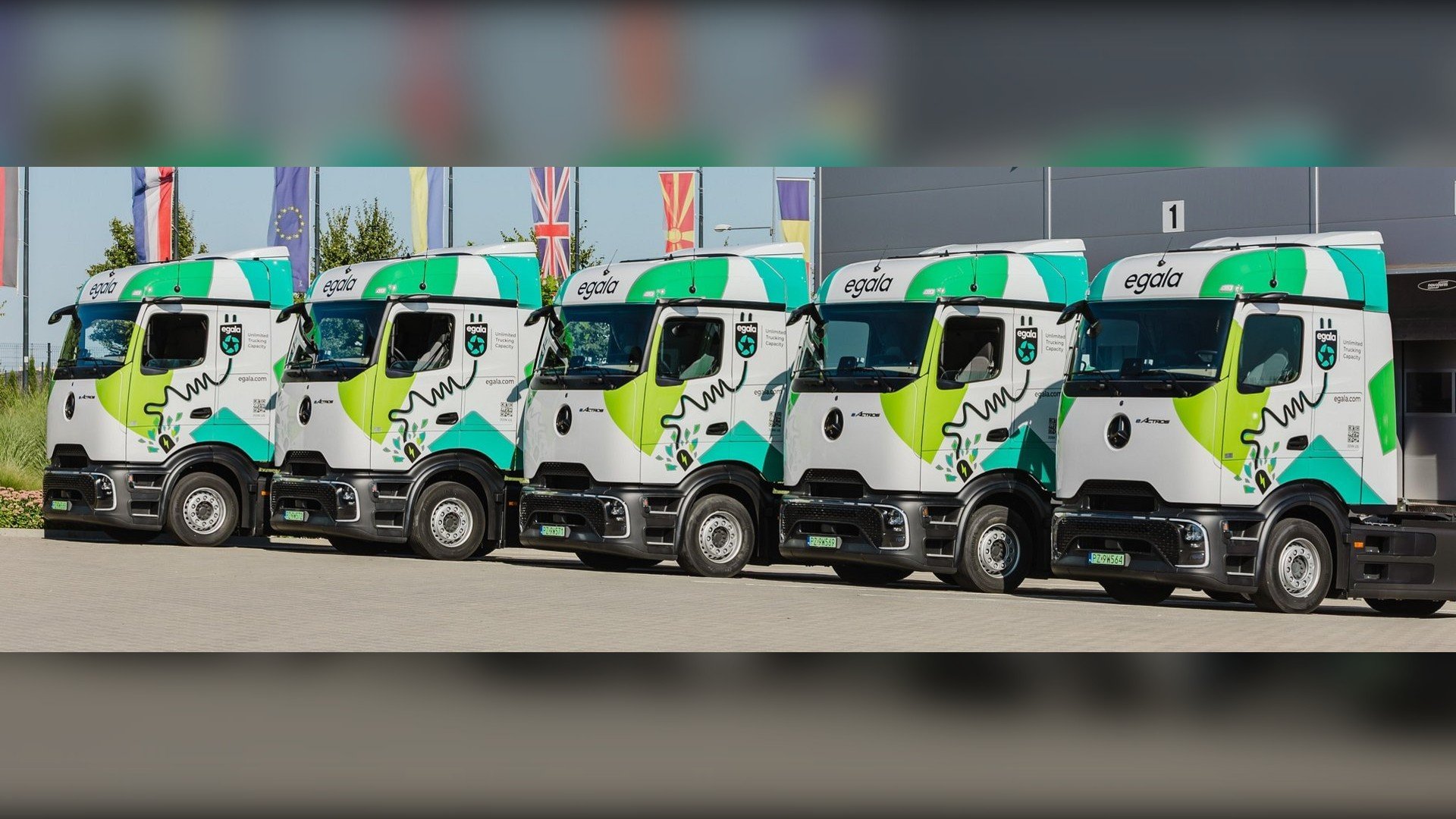 Tractocamiones Mercedes-Benz Actros de la flota de Egala