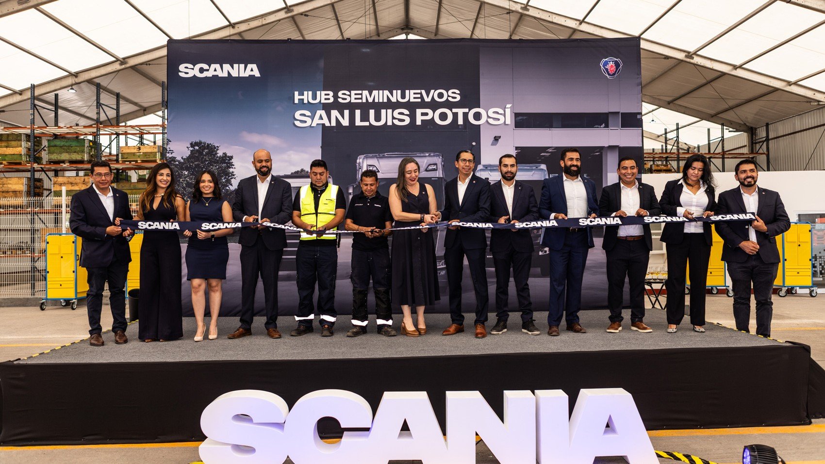 Inauguración del hub de seminuevos de Scania en San Luis Potosí